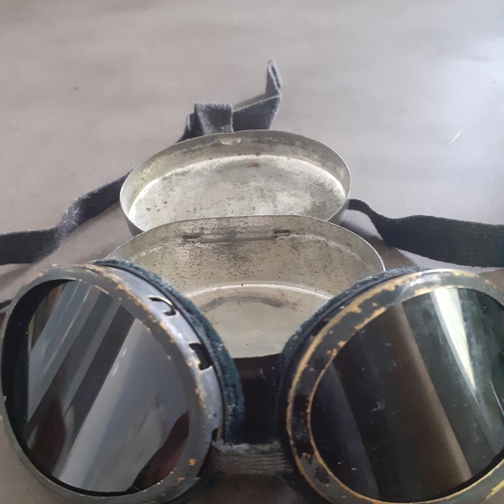 Vintage artic sunglasses. Steampunk. Rockstar.